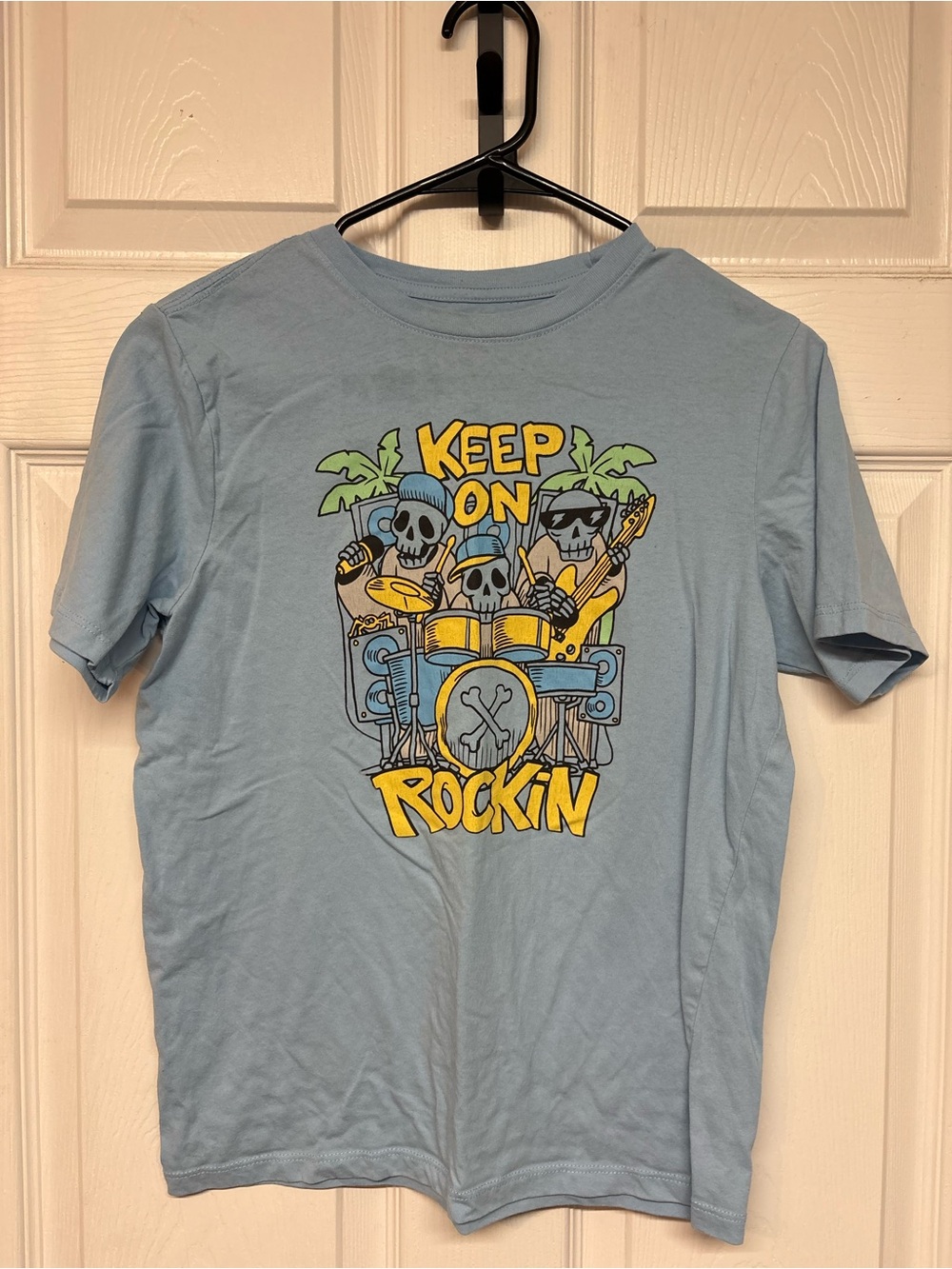 wonder nation Light Blue Keep On Rockin' Graphic Tee